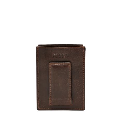 derrick rfid magnetic card case|Fossil Men's Derrick Leather RFID.